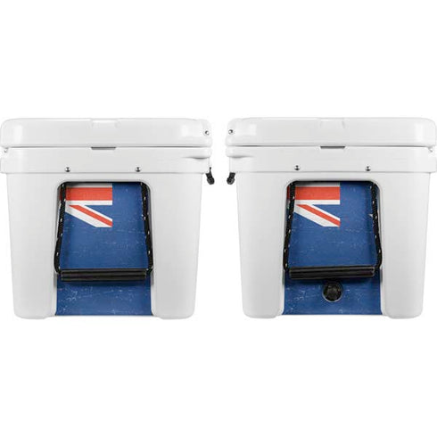 New Zealand Flag Distressed YETI Tundra 65 Hard Cooler Skin
